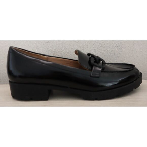 LifeStride I9420S1002 Women's Sz 7.5M Black Patent Leather London 2 Loafers - Picture 5 of 12